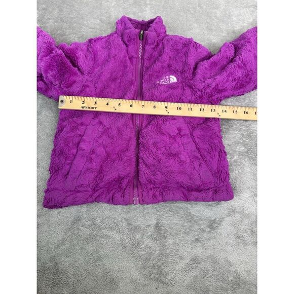 The North Face Reversible Fleeced Flower Patch Quilted Jacket Girls Size XXS - Picture 12 of 15